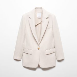 Structured wool blazer