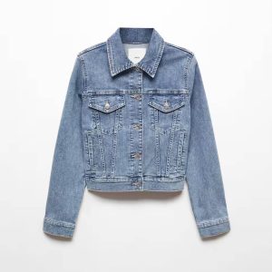 Pocketed denim jacket