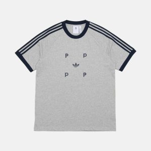 adidas X Pop Classic t-shirt, grey / navy