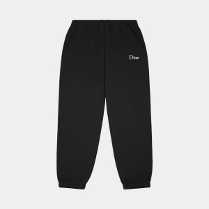 Dime Classic Small Logo Sweatpants, black